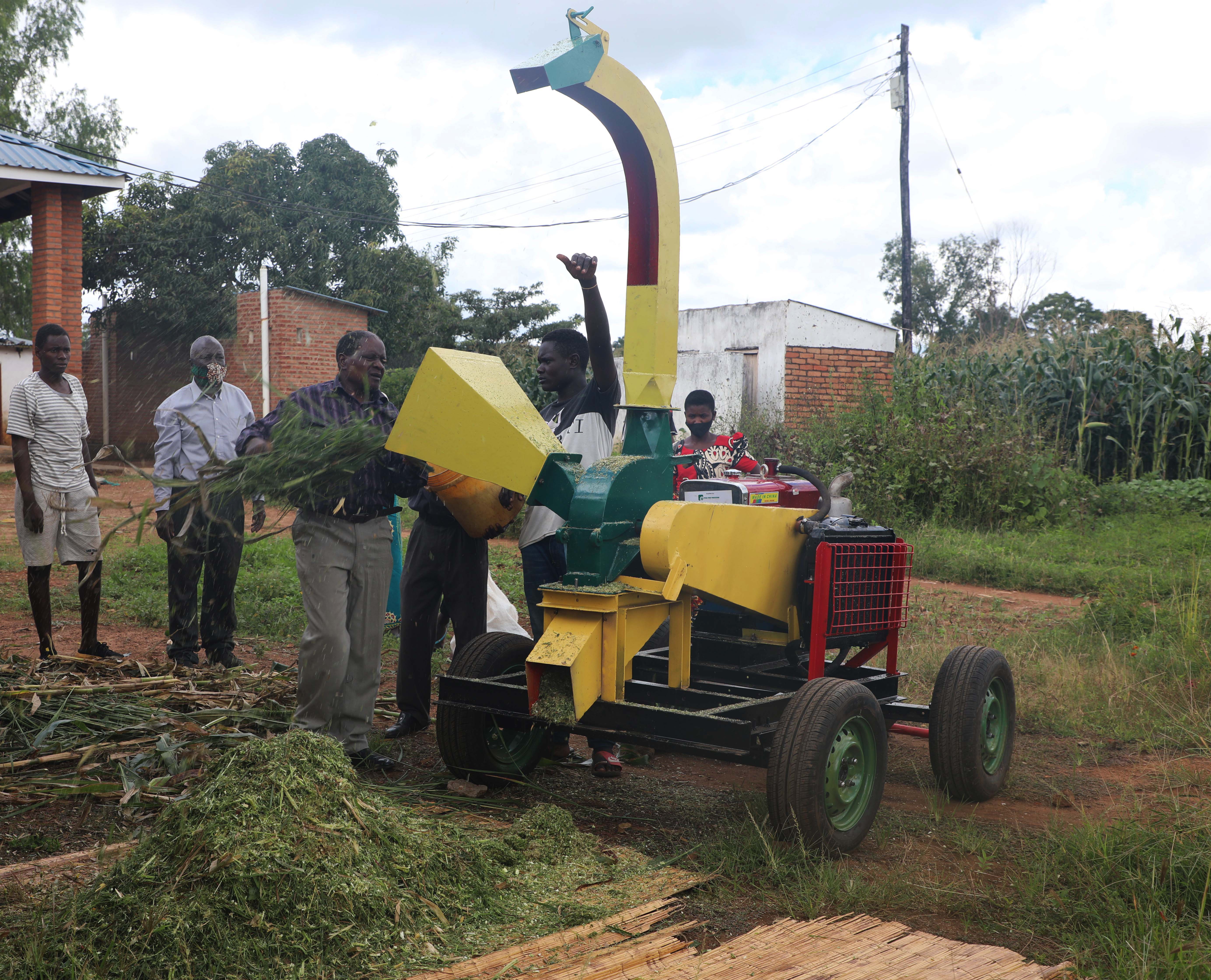 Mchinji Dairy Cooperative mechanizes feed making with AGCOM
