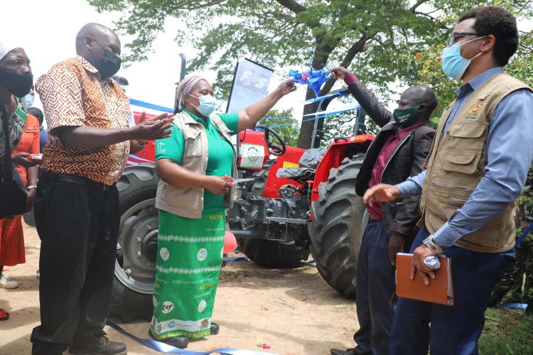 Changu Cooperative Tractor Handover Ceremony