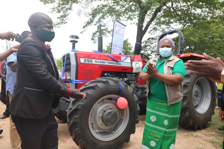 Changu Cooperative Tractor Handover Ceremony